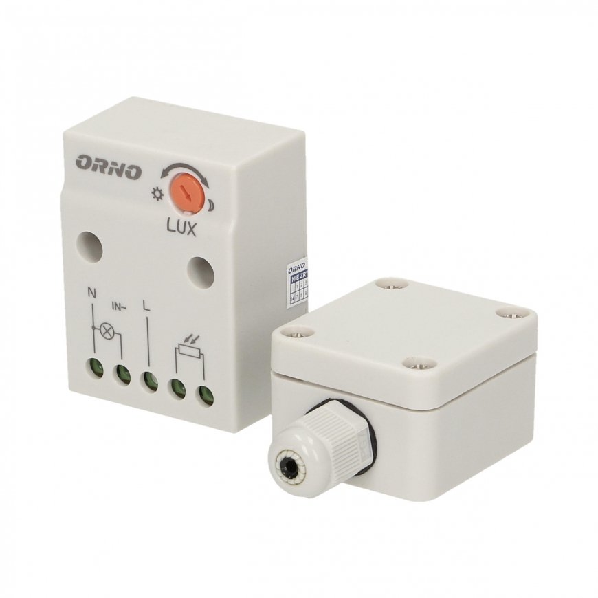 Orno Twilight sensor with hermetic external probe in a can, IP65, 2300W – 4