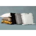 Eurofirany VELVET / 25 Velvet pillowcase, decorated with ruffles, 45 X 45 cm, color: brick Eurofirany VELVET / 25 Velvet pillowcase, decorated with ruffles, 45 X 45 cm, color: brick