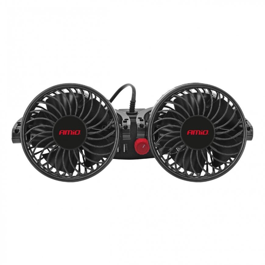AMiO Car windmill headrest fan with