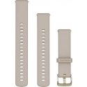 Garmin Acc, Venu 3S, 18mm Band, French Gray + Soft Gold, WW/Asia Garmin Acc, Venu 3S, 18mm Band, French Gray + Soft Gold, WW/Asia