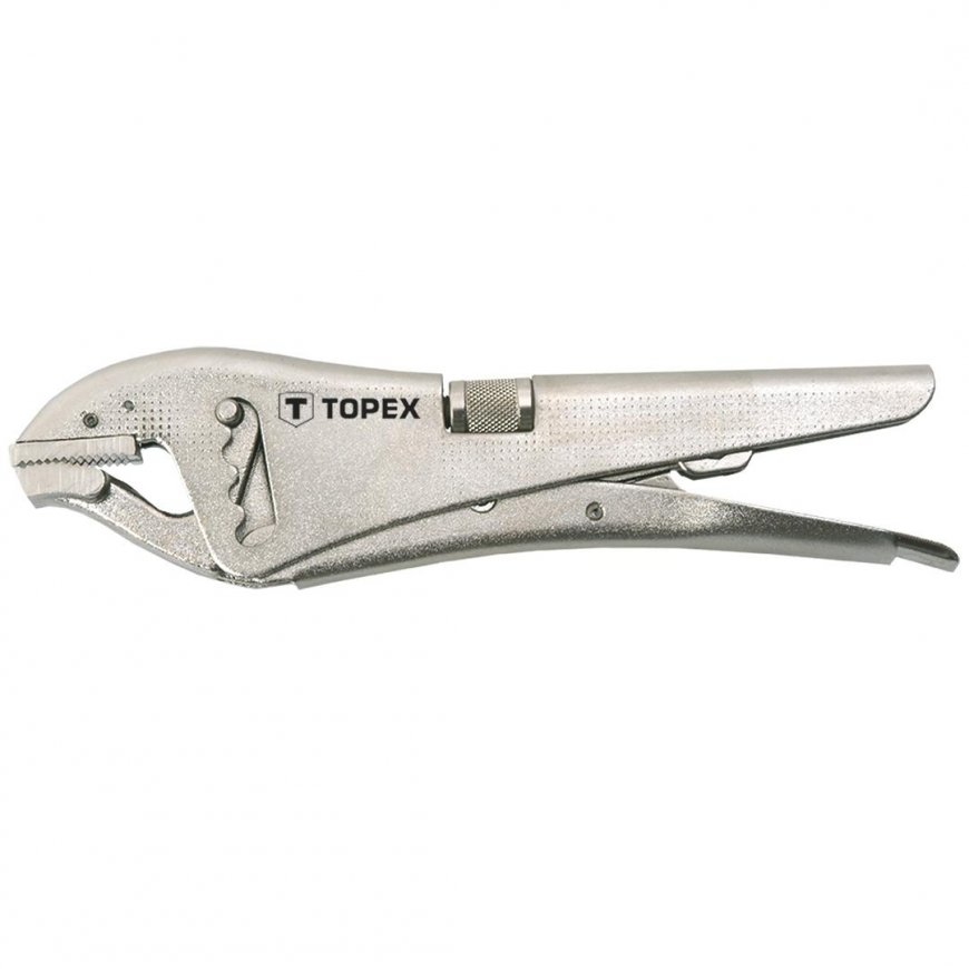 Topex Universal locking pliers 225 mm, straight jaws – 3