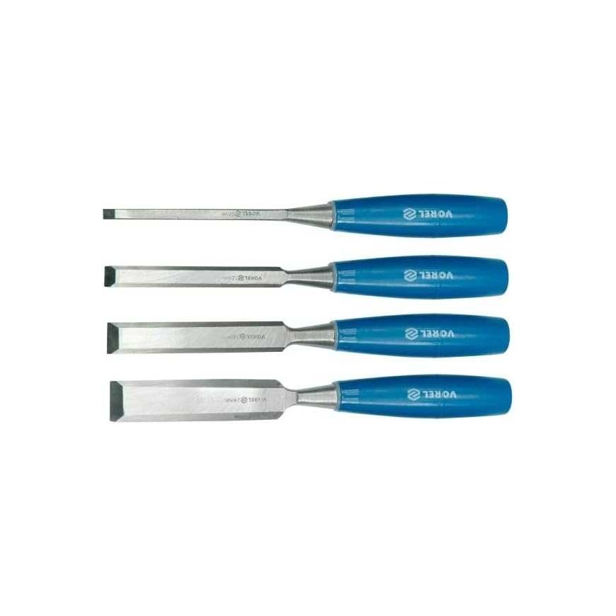 Vorel Carpentry kaltai ant lizdinės plokštelės 6x12x18x24mm rinkinys iš 4 (25530) – 2