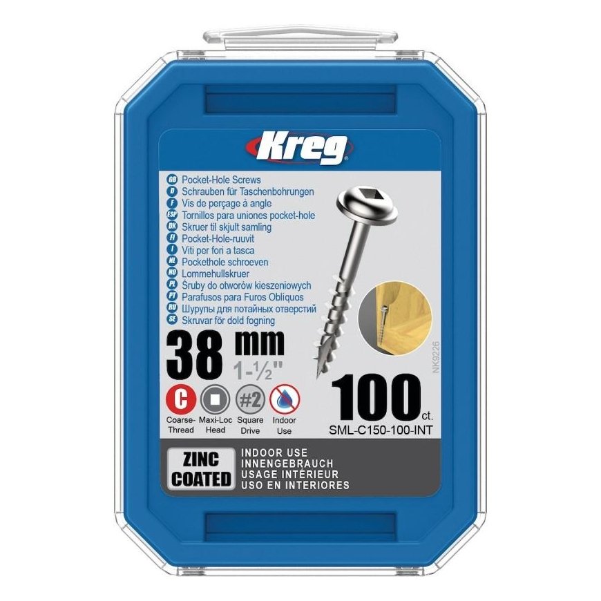 Kreg Maxi-Lock screws with large thread