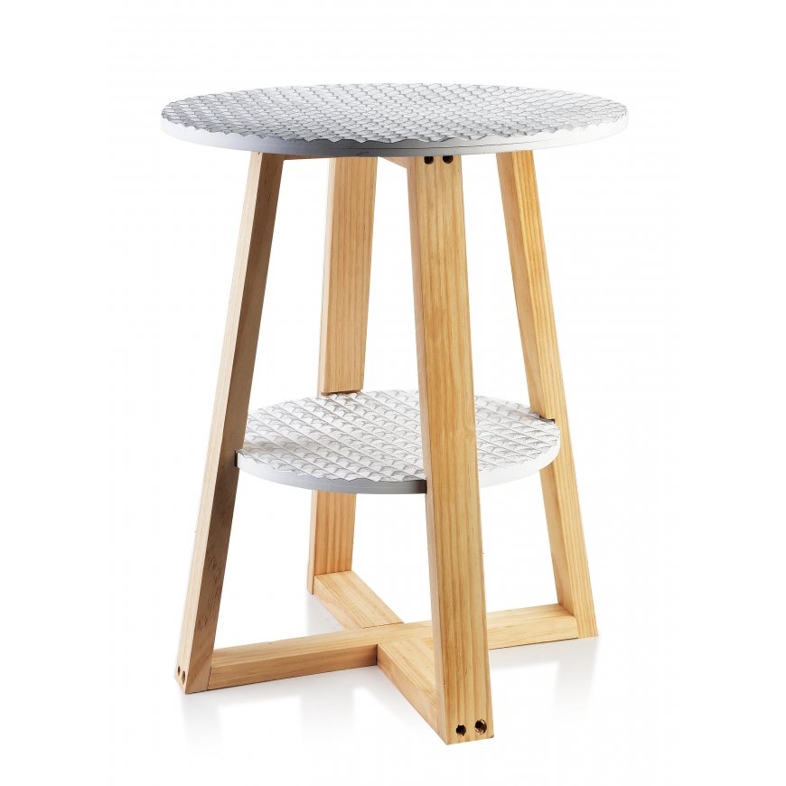 Mondex LAMMY Table 40xh50cm white and