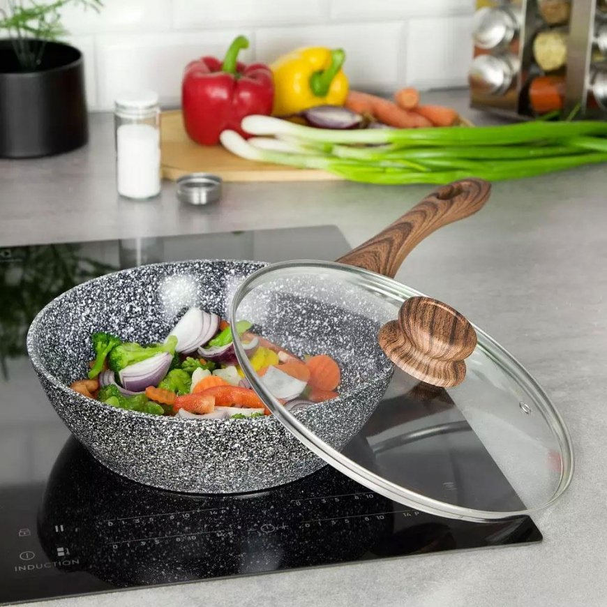 King Hoff Wok keptuvė Ø28cm su dangteliu KINGHOFF – 3