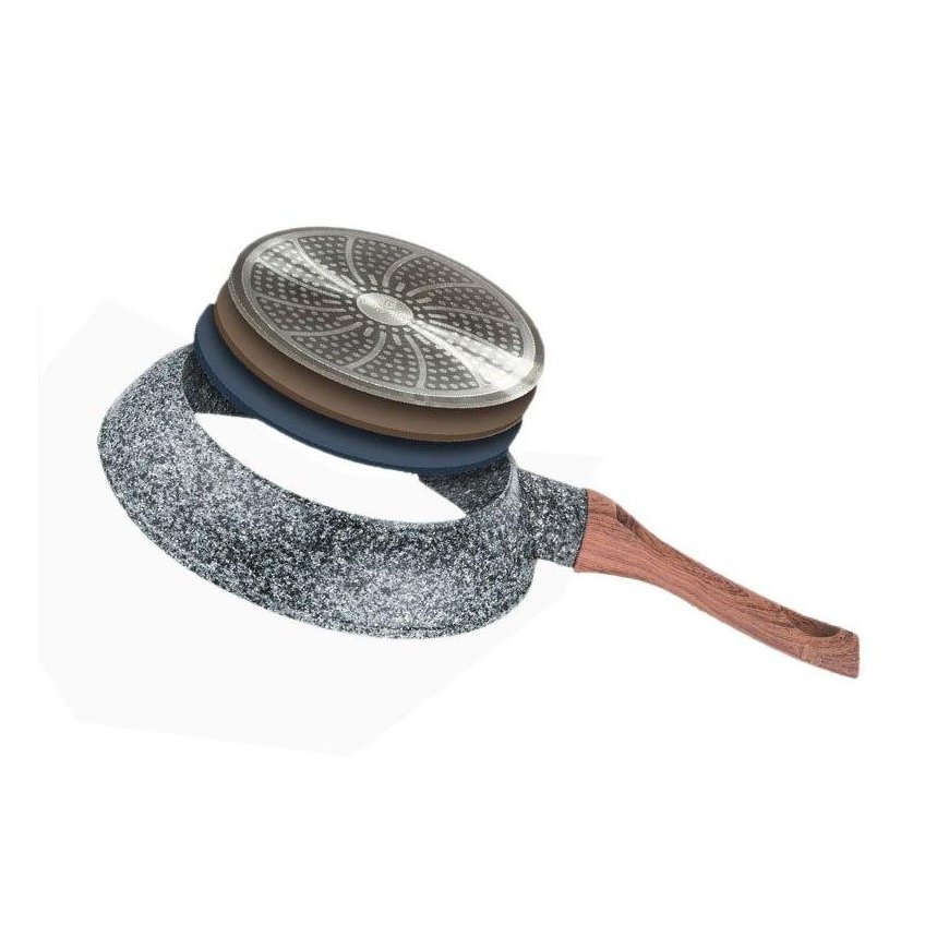 King Hoff Wok pan Ø28cm with lid KINGHOFF – 5