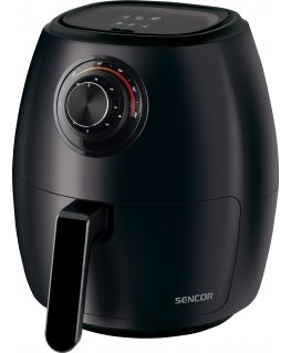 Sencor SFR 3130BK gruzdintuvė Vienas 3,5 L Autonominės 1300 W Karšto oro gruzdintuvė Juoda