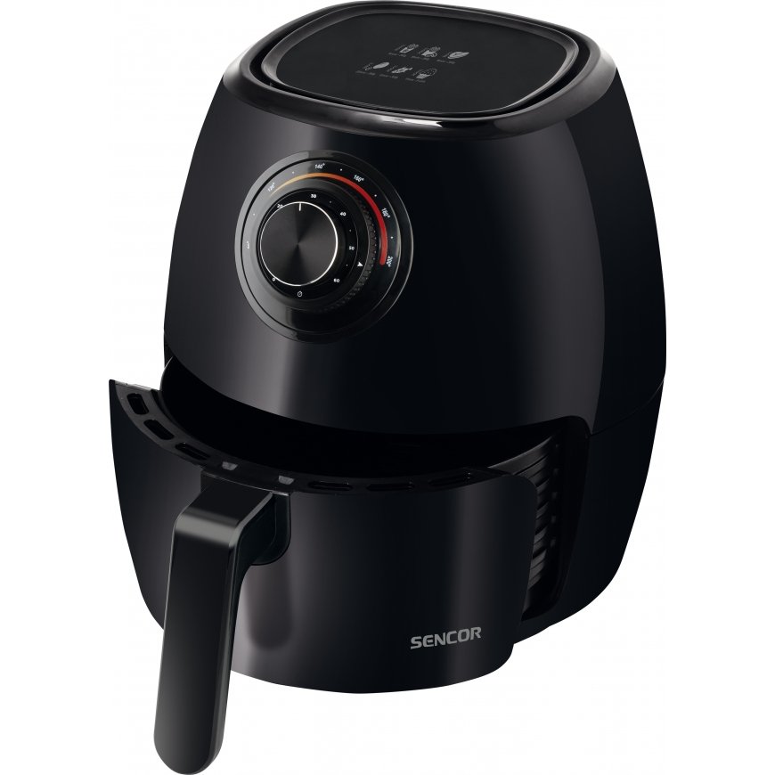Sencor SFR 3130BK обжарочный аппарат Одиночный 3,5 L Автономный 1300 W Аэрофритюрница с горячим возд – 2