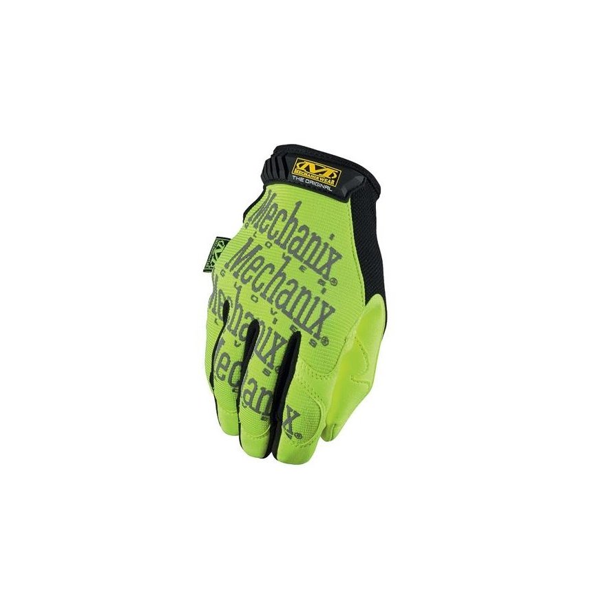 Mechanix Wear Pirštinės MECHANIX ORIGINAL HI-VIZ geltonos XL dydis. Velcro, dirbtinė oda, TrekDry®, šviesą atspindintys užrašai – 2