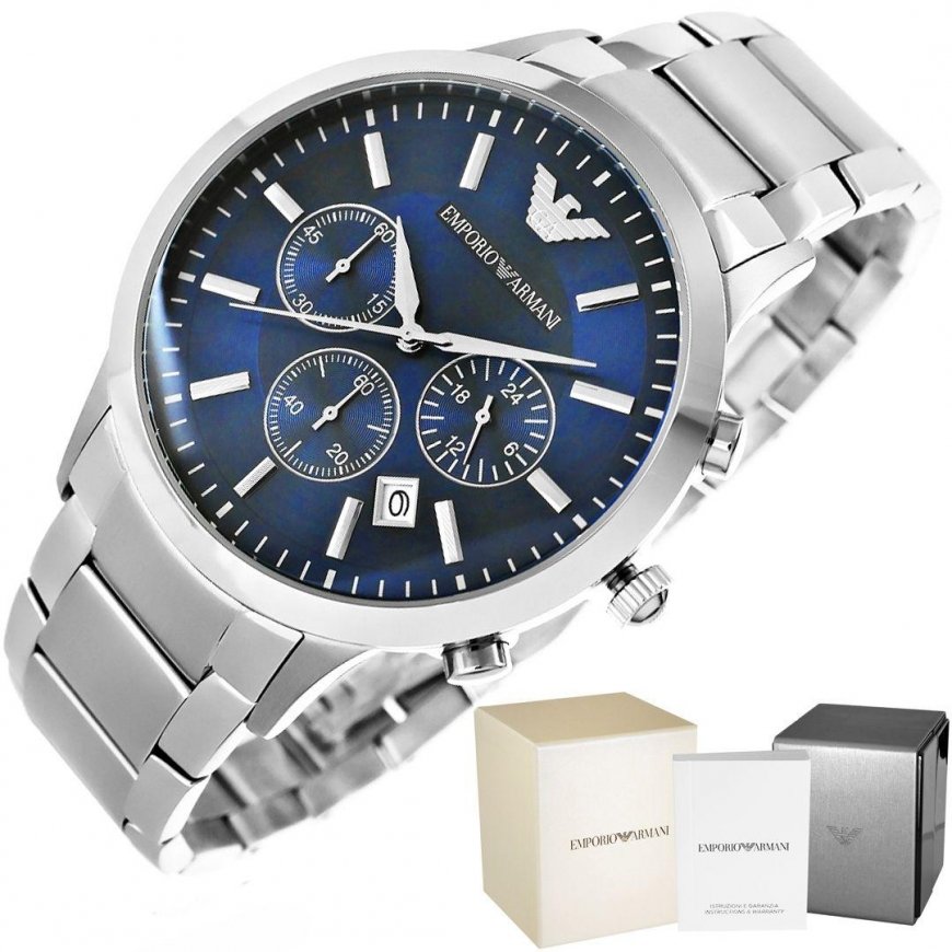 Laikrodis MĘSKI EMPORIO ARMANI AR2448 - RENATO (zx115b) – 4
