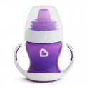 MUNCHKIN mokomoji gertuvė su rankenomis ir minkštu snapeliu, Gentle Transition, violetinė, 4mėn+, 118 ml, 012550WWW MUNCHKIN mokomoji gertuvė su rankenomis ir minkštu snapeliu, Gentle Transition, violetinė, 4mėn+, 118 ml, 012550WWW