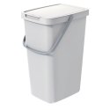 Prosperplast Šiukšliadėžė SYSTEMA Q - šviesiai pilka 20l. Keden Prosperplast Šiukšliadėžė SYSTEMA Q - šviesiai pilka 20l. Keden
