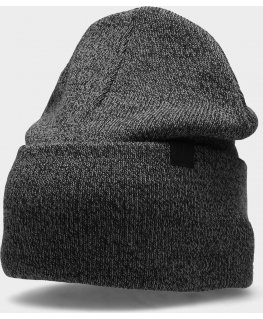 4f Winter hat H4Z22-CAM005 Dark Gray melange size L