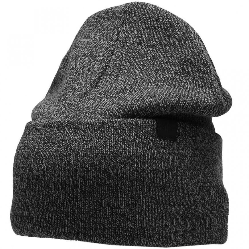 4f Winter hat H4Z22-CAM005 Dark Gray melange size L – 2