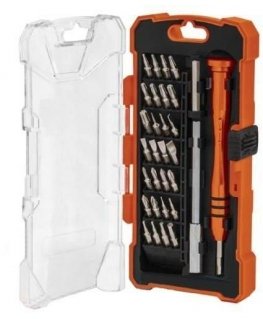Set of precision bits with extensions and handle 32 pieces Truper®