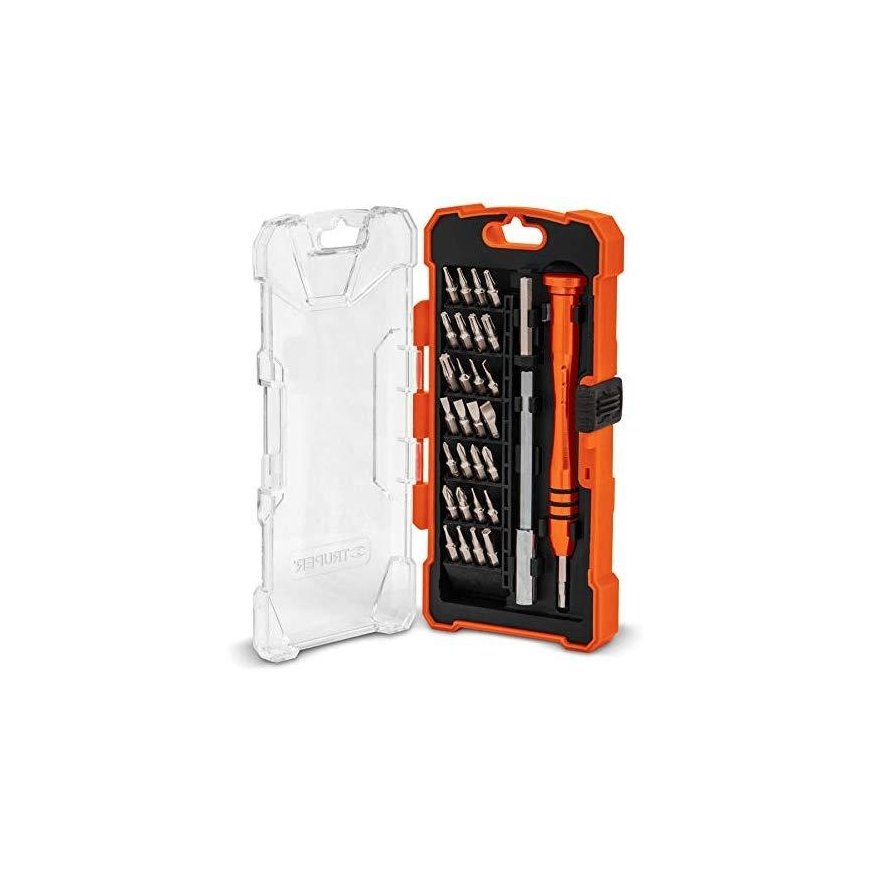 Set of precision bits with extensions and handle 32 pieces Truper® – 2