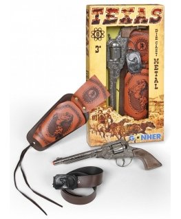 Pulis Cowboy metal revolver with Gonher holster