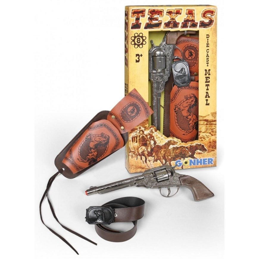 Pulio Pulis Cowboy metal revolver with