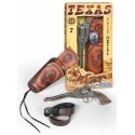Pulio Cowboy metalinis revolveris su Gonher dėklu Pulio Cowboy metalinis revolveris su Gonher dėklu
