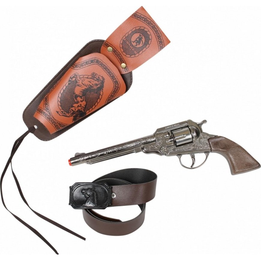 Pulio Cowboy metalinis revolveris su Gonher dėklu – 2