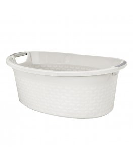 Branq Cotton oval bowl 60l. ancient white - 1460