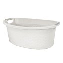 Branq Cotton oval bowl 60l. ancient white - 1460 Branq Cotton oval bowl 60l. ancient white - 1460