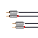 2RCA-2RCA cable 10 m Kruger & Matz Basic 2RCA-2RCA cable 10 m Kruger & Matz Basic