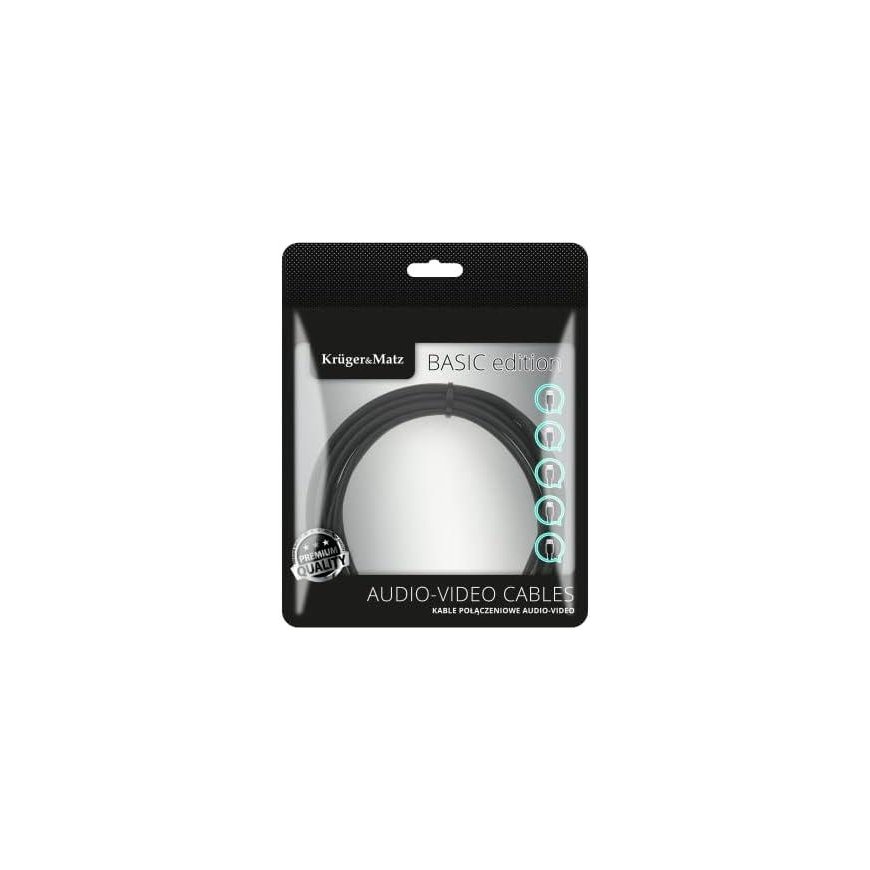 2RCA-2RCA cable 10 m Kruger & Matz Basic – 3