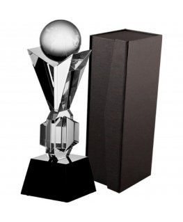 Tryumf Trofeum szklane su etui