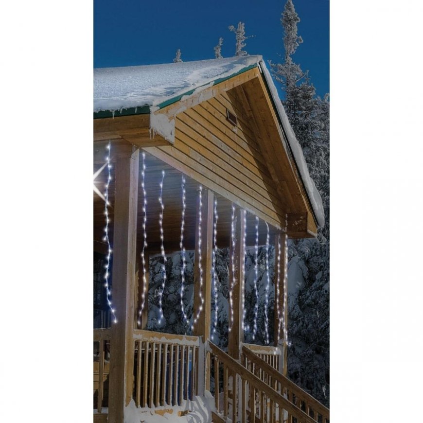 KOOPMAN KALĖDINĖS ŠVIESOS UŽDUOTĖS ŠVIESOS KRIKLIKAS LAUKO 220 LED COOL Baltas 5 GREIT. – 4