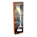 Media-Tech LEDITOU – Energy-saving LED desk lamp with 15W QI wireless charger. Illuminated alarm clock with °C/°F thermometer, 3