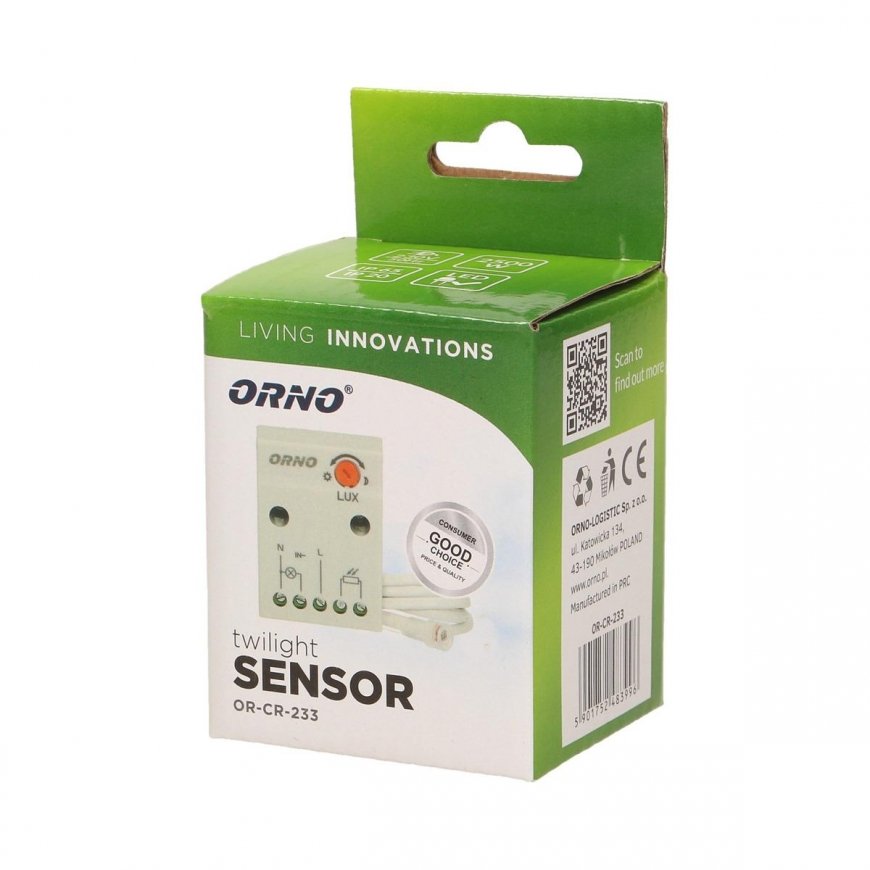 Orno Twilight sensor with hermetic external