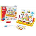 Leantoys Lean Cars magnetinė lenta, skirta piešti geometrines figūras, magnetus Leantoys Lean Cars magnetinė lenta, skirta piešti geometrines figūras, magnetus