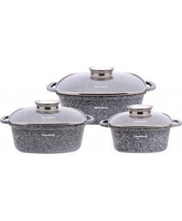 KLAUSBERG POT SET MARBLE KB-7534