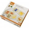 Wooden puzzle - Animals and food, Viga Wooden puzzle - Animals and food, Viga