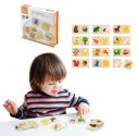 Wooden puzzle - Animals and food, Viga Wooden puzzle - Animals and food, Viga