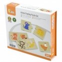 Wooden puzzle - Animals and food, Viga Wooden puzzle - Animals and food, Viga