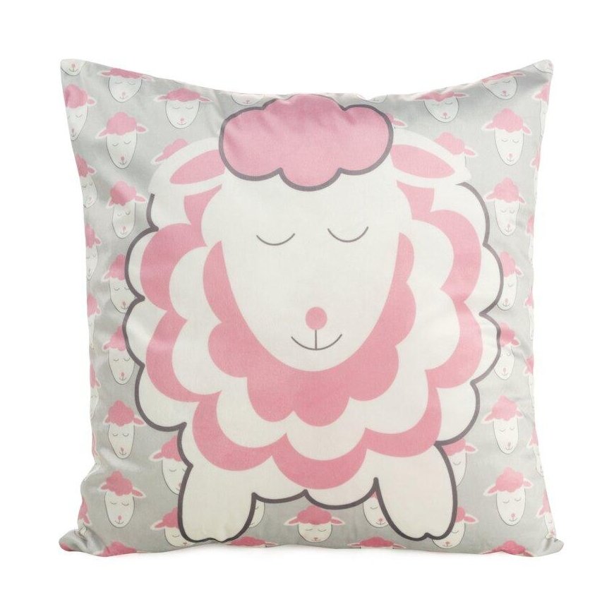 Eurofirany D91 / PO / KIDS / 7A 45X45 VELVET / SRE + Pink Pillowcase – 2