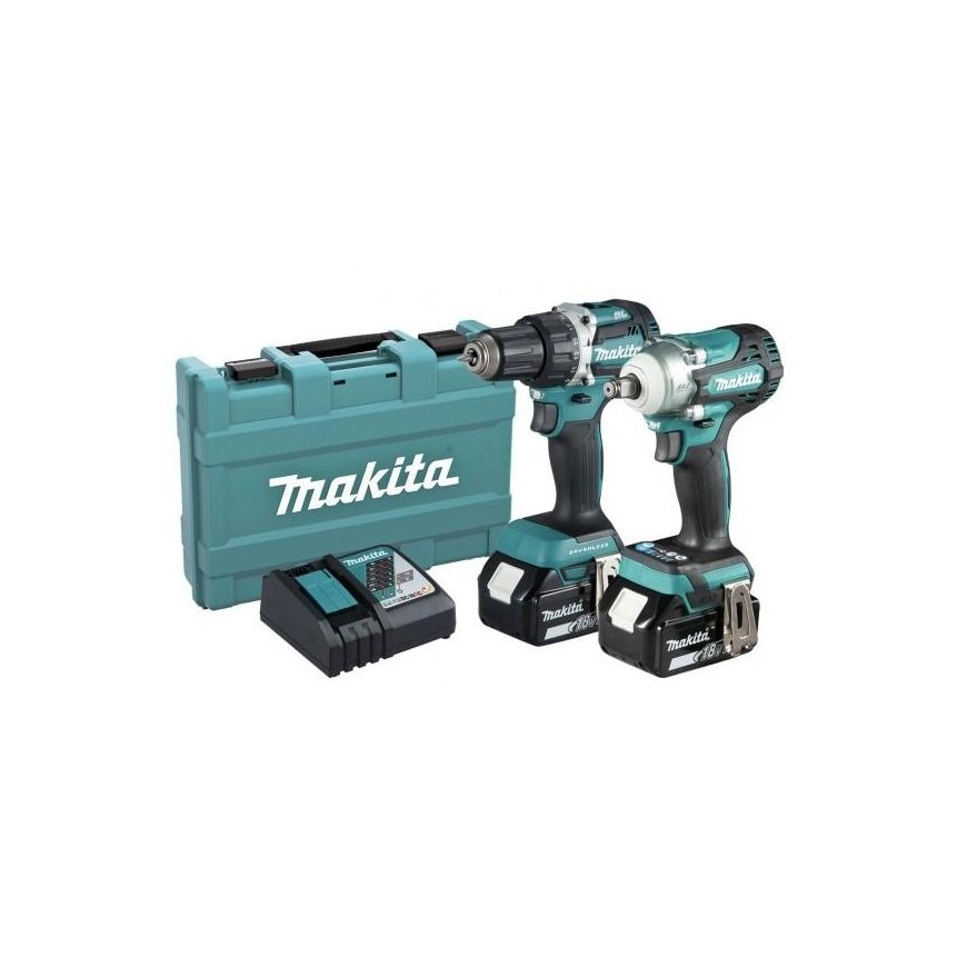 Makita DLX2410G Cordless tool set DDF484