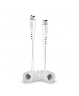 SBS TECABLETYPCCS1W USB kabelis 1 m USB 3.2 Gen 1 (3.1 Gen 1) USB C Balts
