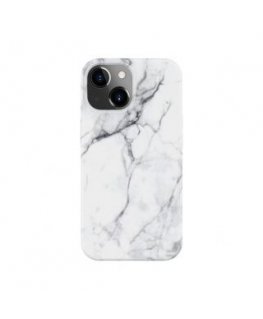 Evelatus Apple iPhone 15 Plus Premium Silicone case Customized Print White