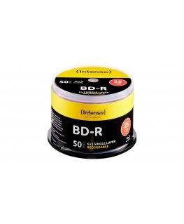1x50 Intenso BD-R 25GB 6x Speed, Cakebox