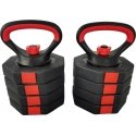 Enero Keičiamo svorio hantelis EB Fit 4in1, 20kg Enero Keičiamo svorio hantelis EB Fit 4in1, 20kg