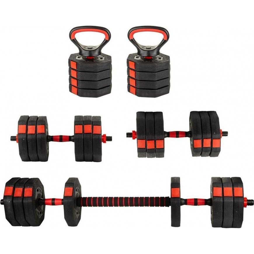 Enero Variable weight dumbbell EB Fit 4in1, 20kg – 5