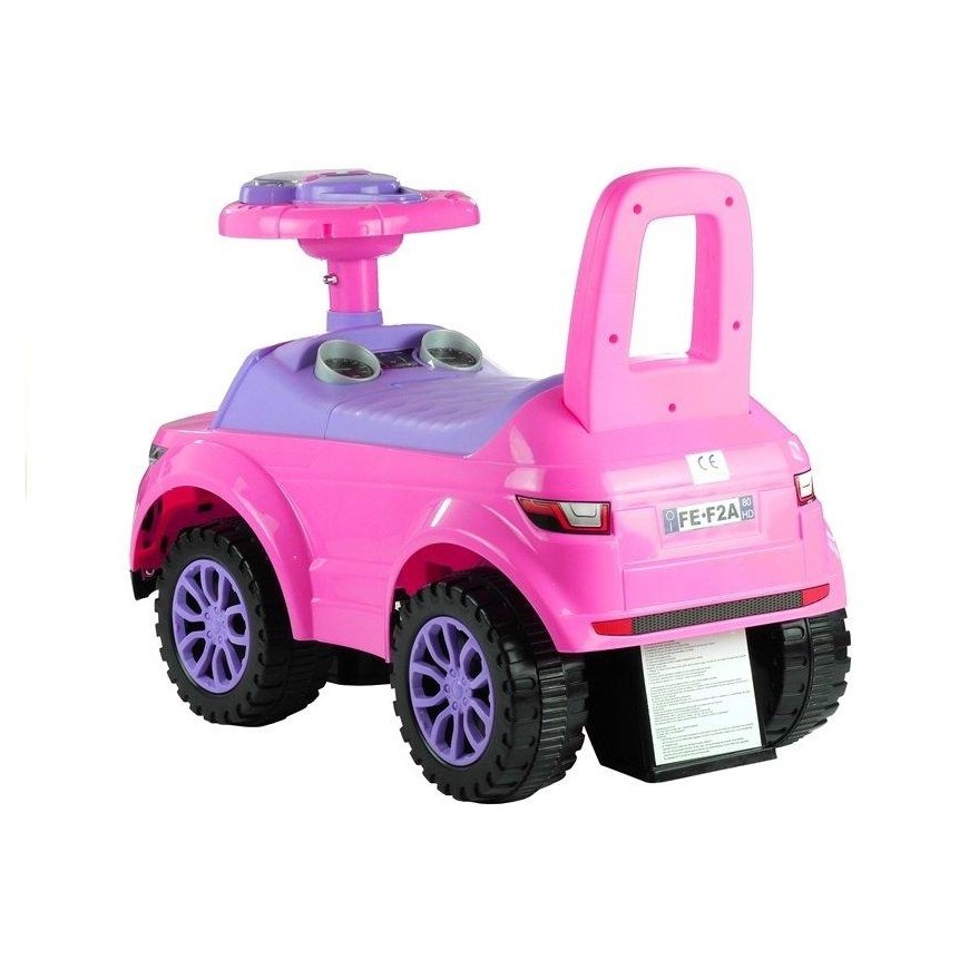 Lean Cars Automobilis varomas kojomi su šviesa-rožinis – 3