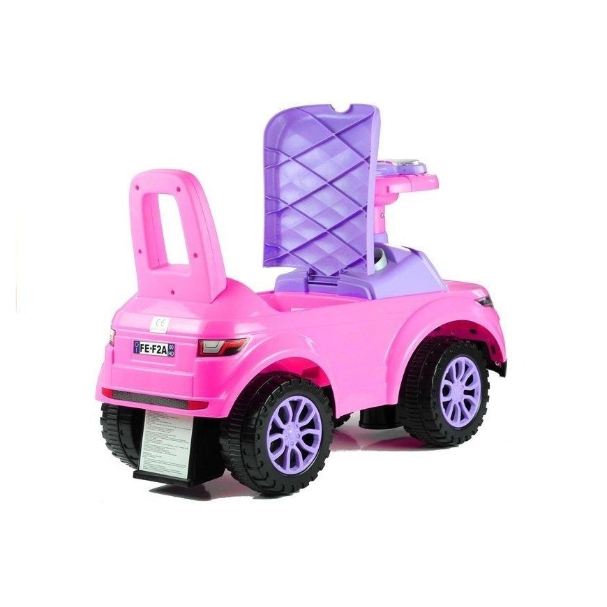 Lean Cars Automobilis varomas kojomi su šviesa-rožinis – 4
