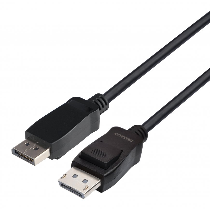 Deltaco DP8K-1020-LSZH DisplayPort kabelis 2 m