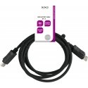 Deltaco DP8K-1020-LSZH DisplayPort kabelis 2 m Melns