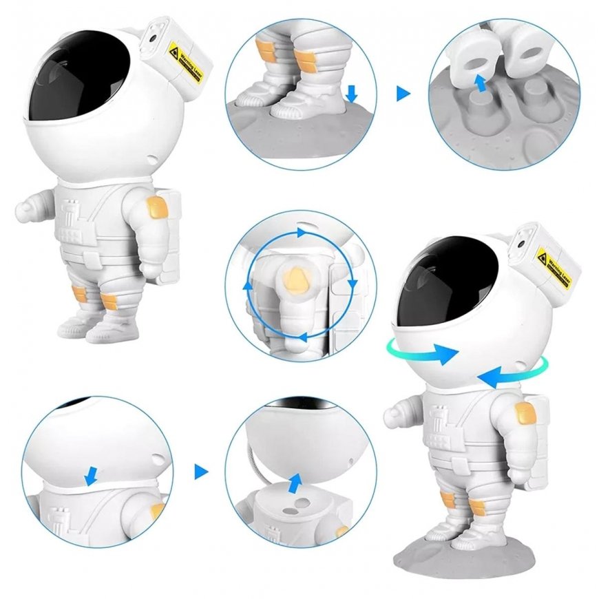 Aptel ATL AK235A Star Projector/Night Light - Astronaut – 3