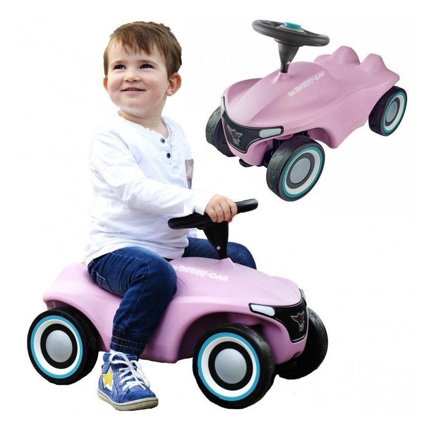 Smoby Rožinė BIG Rožinė Ride-on Stūmiklis Bobby Car Neo Rožinė Vaikams – 2